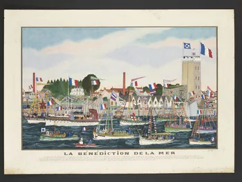 Pajot Gilbert dessin LA BÉNÉDICTION DE LA MER 1939 1939.6.2  Photo RMN-Grand Palais (Mucem)
