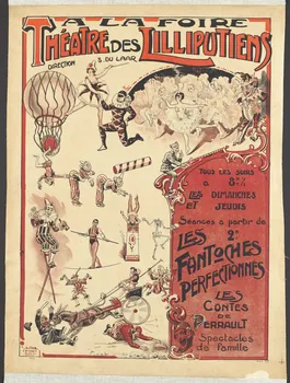 affiche A LA FOIRE  THÉATRE DES LILLIPUTIENS 1947.63.2 Photo RMN-Grand Palais (Mucem)