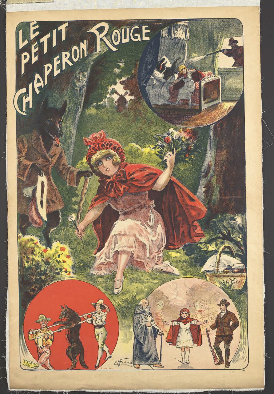 affiche LE  PETIT  CHAPERON ROUGE 1947.63.6 Photo RMN-Grand Palais (Mucem)