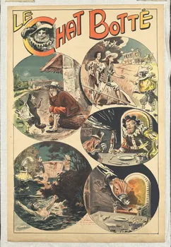 affiche LE  CHAT BOTTÉ 1947.63.8 Photo RMN-Grand Palais (Mucem)