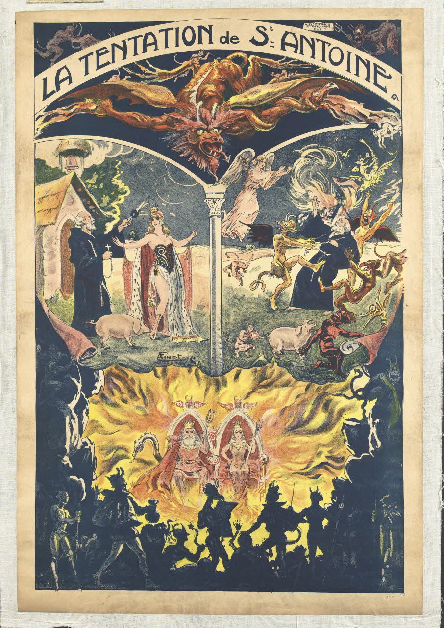 affiche La Tentation de saint Antoine 1947.63.9 Photo RMN-Grand Palais (Mucem)