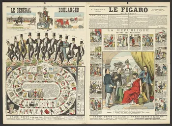 Pellerin ; Gluck journal (double page) LE FIGARO  SUPPLEMENT France 1889 1950.39.1176 Photo RMN-Grand Palais (Mucem)
