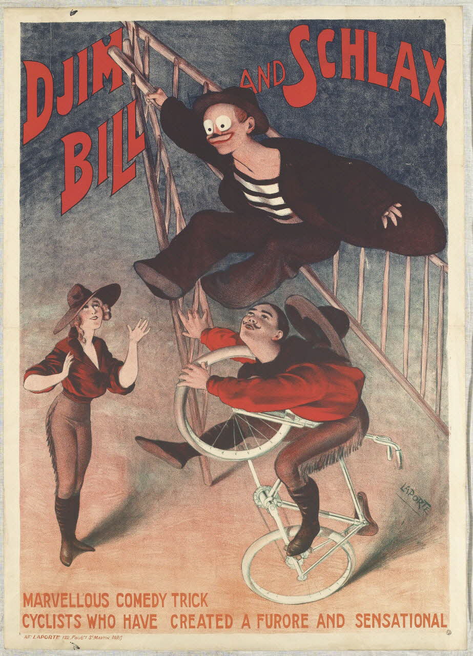 affiche DJIM  BILL AND SCHLAX 1955.46.42 Photo RMN-Grand Palais (Mucem)