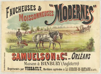 Michau Georges et Cie affiche FAUCHEUSES  & MOISSONNEUSES "MODERNES" Orléans 1885-1895 1970.115.71 Photo RMN-Grand Palais (Mucem)