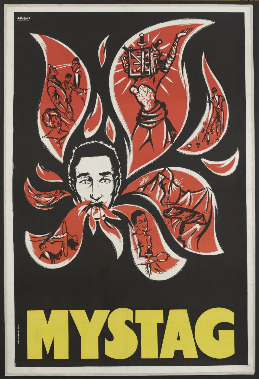 James Hodges affiche MYSTAG Paris 1970 1970.135.2 Photo RMN-Grand Palais (Mucem)