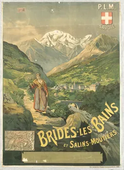 affiche BRIDES-LES-BAINS  ET SALINS-MOUTIERS 1978.65.2 Photo RMN-Grand Palais (Mucem)
