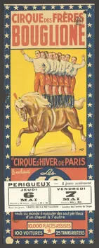 Bedos Et Cie affiche CIRQUE DES FRÈRES  BOUGLIONE Paris 1948 1955.46.111 Photo RMN-Grand Palais (Mucem)