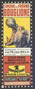 Bedos & Cie affiche CIRQUE DES FRÈRES  BOUGLIONE Paris 1948 1955.46.115 Photo RMN-Grand Palais (Mucem)
