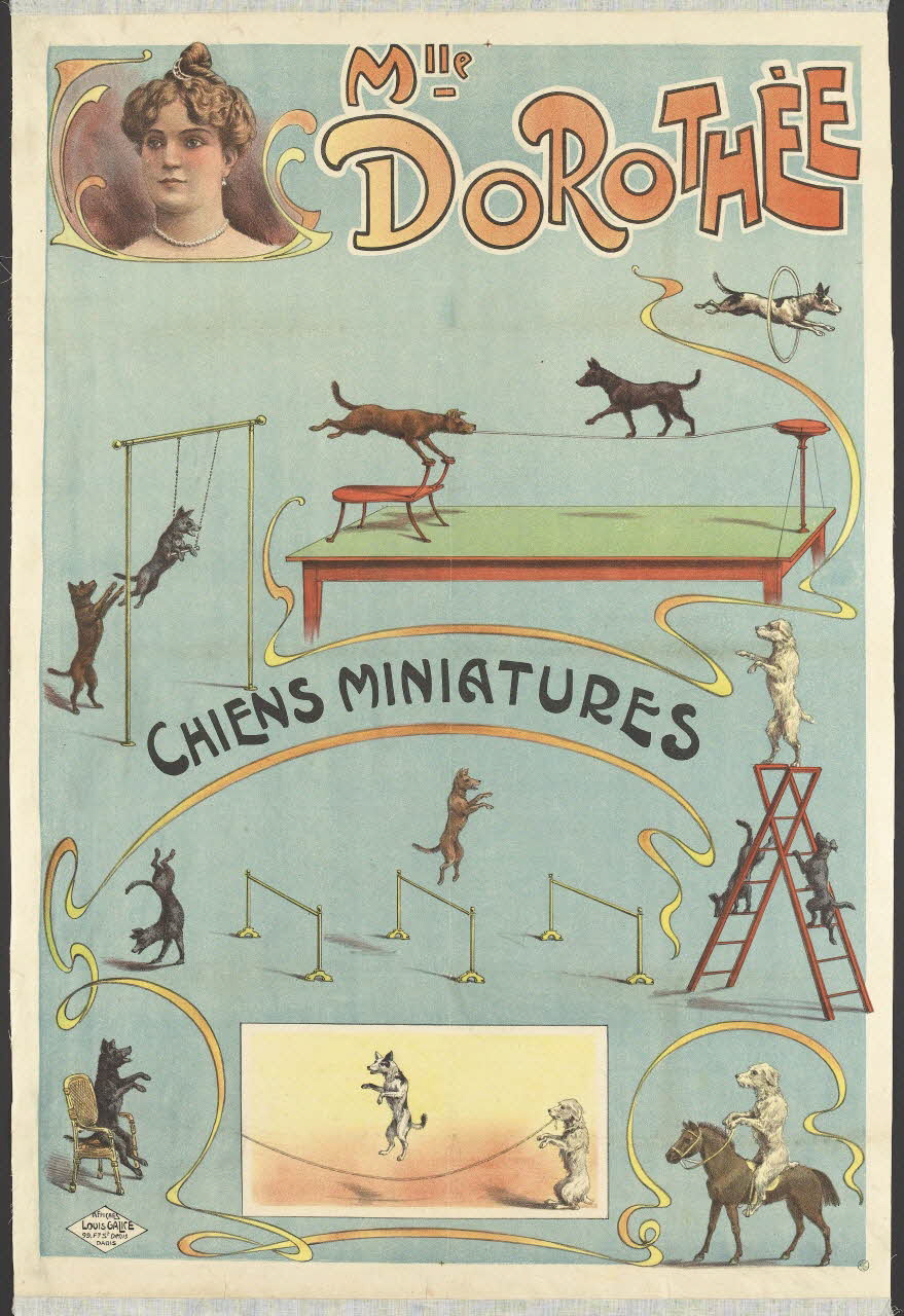 affiche Mlle  DOROTHÉE 1955.46.58 Photo RMN-Grand Palais (Mucem)