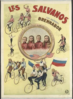 affiche LES SALVANOS  SUR MACHINES  BRENNABOR 1960.138.1  Photo RMN-Grand Palais (Mucem)
