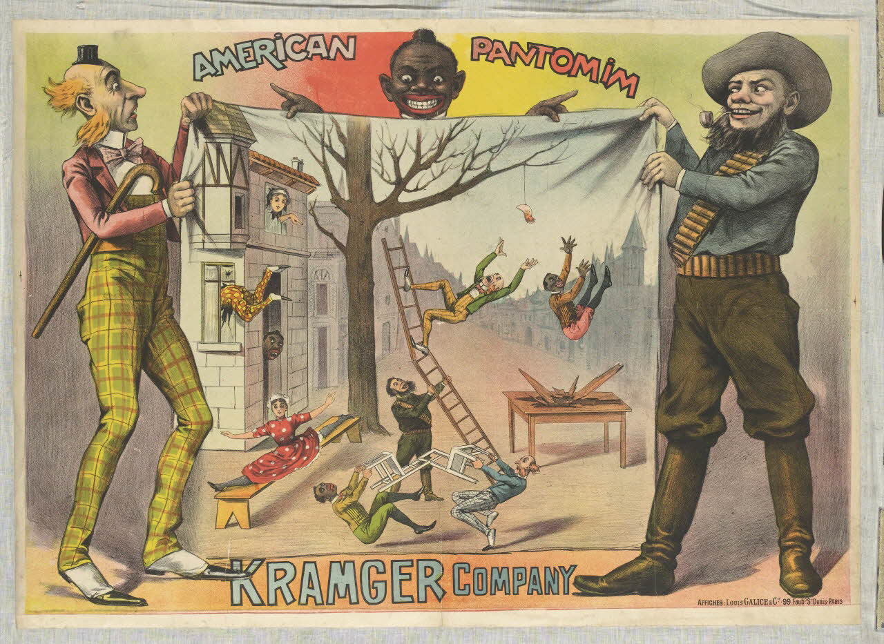 affiche AMERICAN PANTOMIM 1960.147.7 Photo RMN-Grand Palais (Mucem)