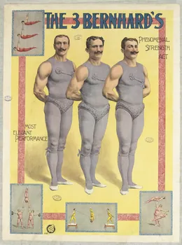 affiche THE 3 BERNHARD'S 1960.147.8  Photo RMN-Grand Palais (Mucem)