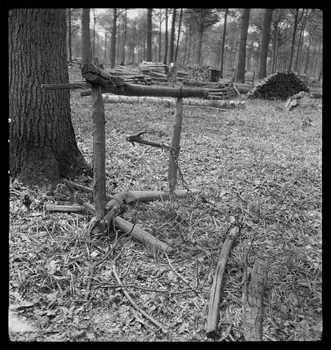 Rappeport photographie Bois de Verrières. Chantier pour faire des fagots Ile-de-France, France 1938/5/8 Ph.1938.4.44 Photo