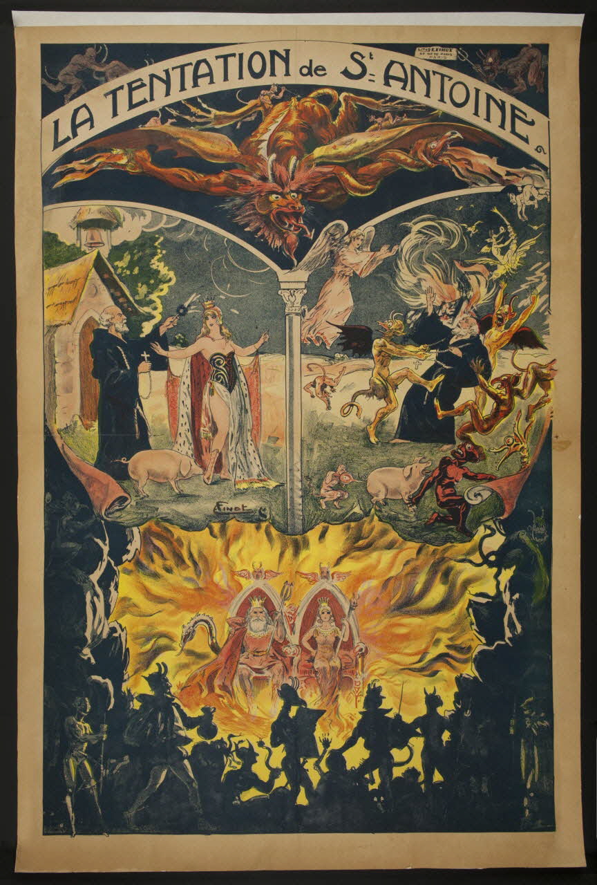 affiche La tentation de saint Antoine 1947.63.10 Photo Mucem