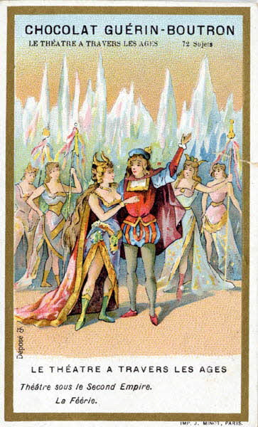 Minto J. carte réclame LE THEATRE A TRAVERS LES AGES  Théâtre sous le Second Empire  La Féérie Paris 1900-1914 1998.77.52.1 Photo