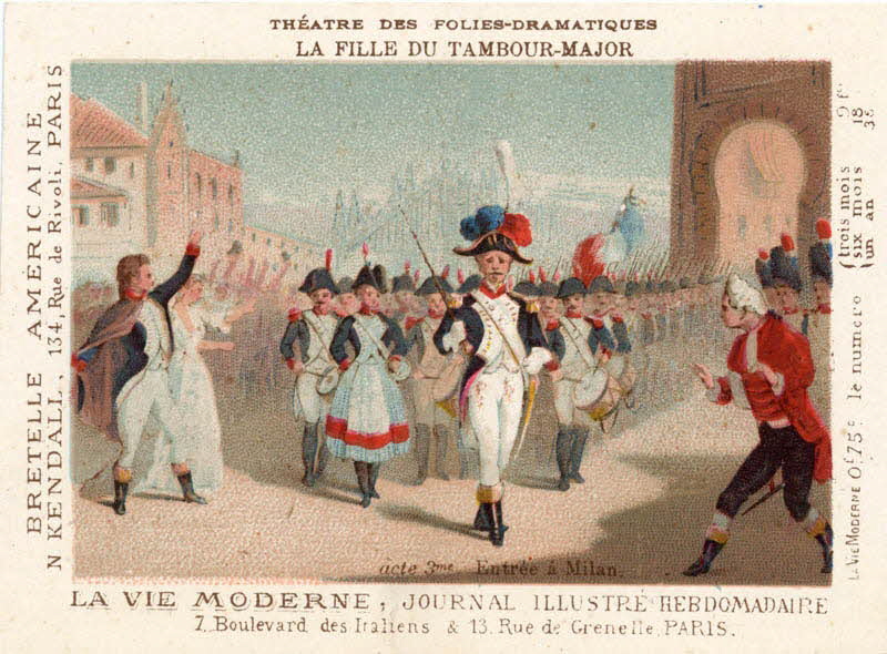 Bouillon-Rivoyre ; Cochet Aimé carte réclame chromo Paris 1877-1882 1995.1.157.2 Photo