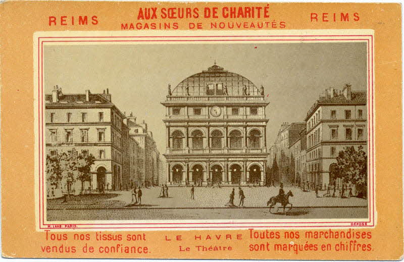 Imprimerie H. Laas carte réclame chromo Paris 1878-1905 1995.1.996.24 Photo