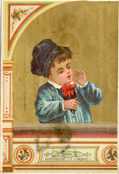 Imprimerie H. Laas carte réclame chromo Paris 1878-1900 1995.1.1070.1 Photo