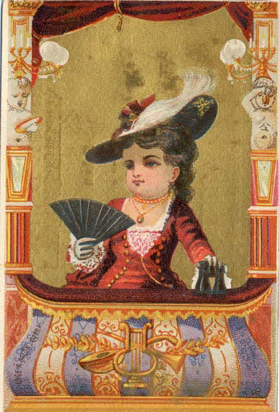 Imprimerie H. Laas carte réclame chromo Paris 1878-1900 1995.1.1070.2 Photo