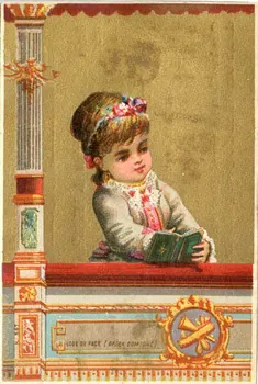 Imprimerie H. Laas carte réclame chromo Paris 1878-1900 1995.1.1070.3  Photo