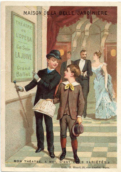 Henri Sicard carte réclame chromo Paris 1884-1890 1995.1.4586.1 Photo