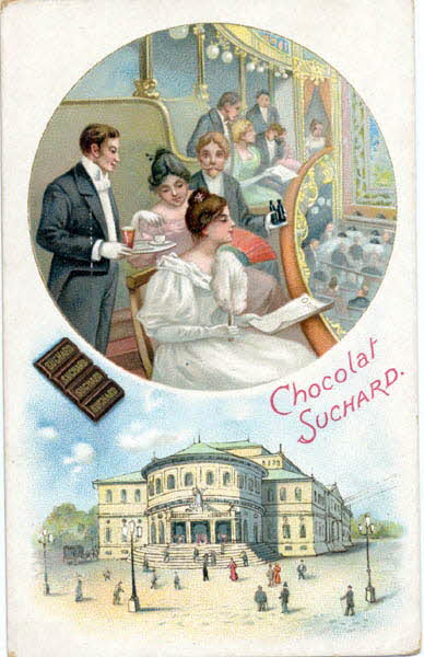 Suchard Philippe carte réclame chromo Neuchâtel 1880-1914 1996.40.189.4 Photo