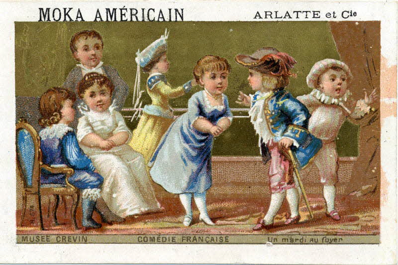 Imprimerie H. Laas carte réclame chromo Paris 1878-1905 1995.1.987.1 Photo