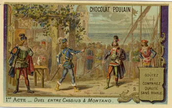 Romanet carte réclame chromo Paris 1877-1913 1995.1.494.2  Photo