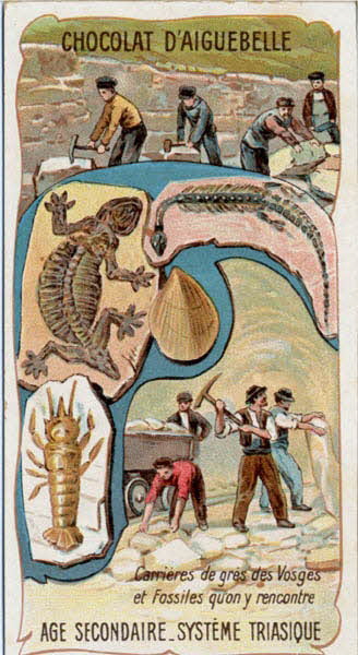 Edition de la Chocolaterie d'Aiguebelle carte réclame chromo Rhône-Alpes, France 1900-1919 1996.40.439.3 Photo