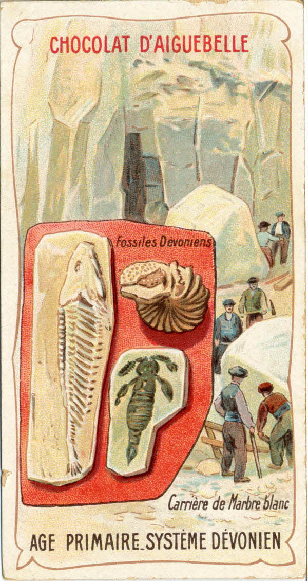 Edition de la Chocolaterie d'Aiguebelle carte réclame chromo Rhône-Alpes, France 1900-1919 1996.40.439.2 Photo