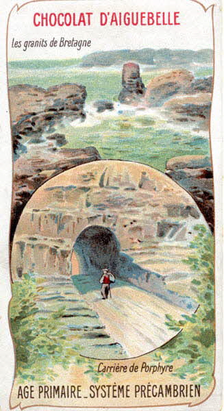 Edition de la Chocolaterie d'Aiguebelle carte réclame chromo Rhône-Alpes, France 1900-1919 1996.40.439.1 Photo