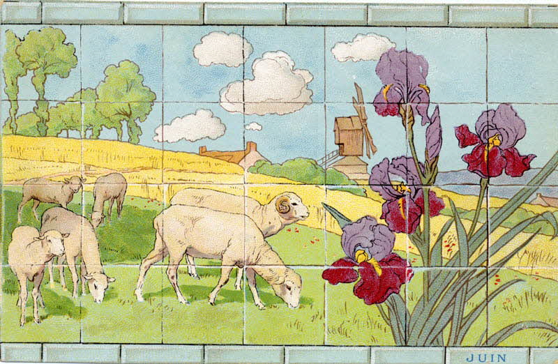 Edition de la Chocolaterie d'Aiguebelle carte réclame chromo 1900-1919 1996.40.367.6 Photo