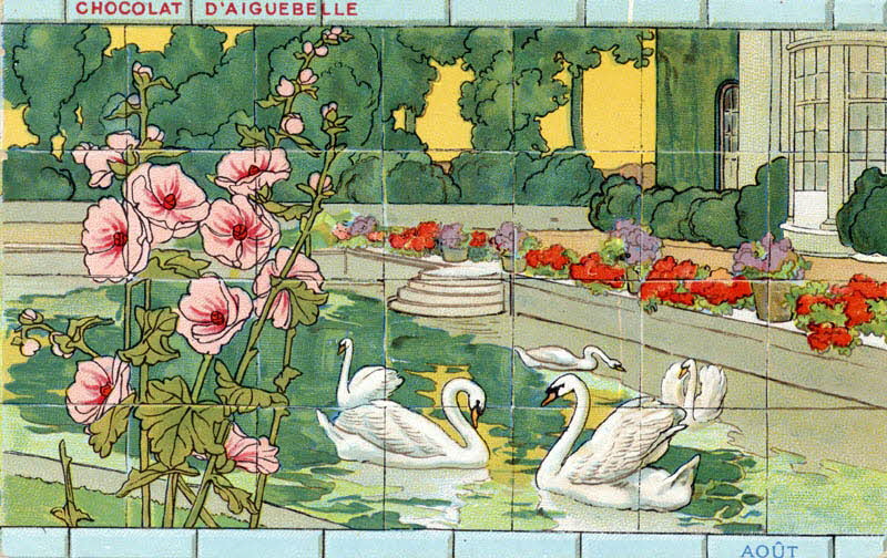Edition de la Chocolaterie d'Aiguebelle carte réclame chromo Aiguebelle 1900-1919 1996.40.367.8 Photo