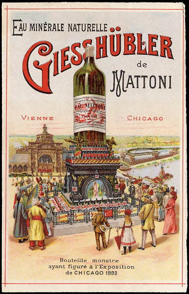 carte réclame chromo Paris 1893 1996.40.736.1 Photo