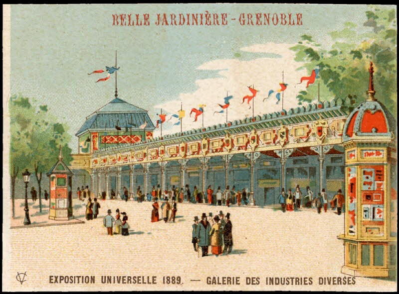 Charles Verneau carte réclame chromo Paris 1899-1870 1996.40.319.3 Photo