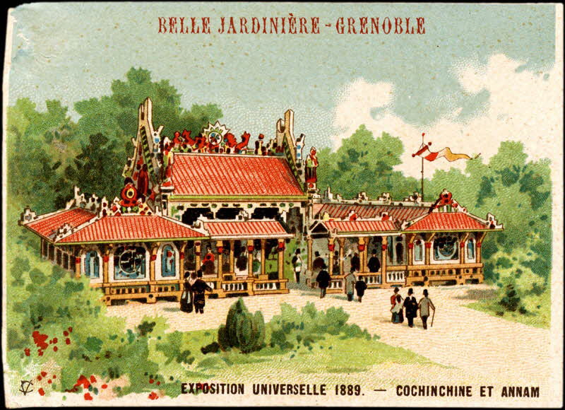 Charles Verneau carte réclame chromo Paris 1899-1870 1996.40.319.2 Photo