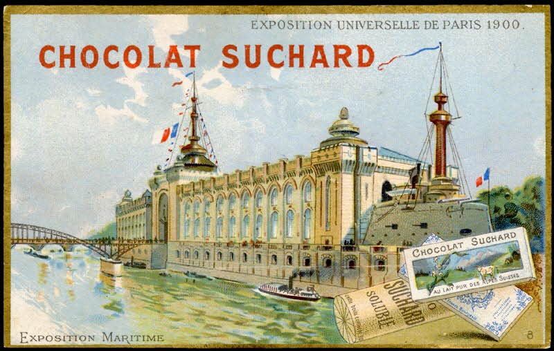 Suchard Philippe carte réclame chromo Neuchâtel 1900-1914 1996.40.202.4 Photo