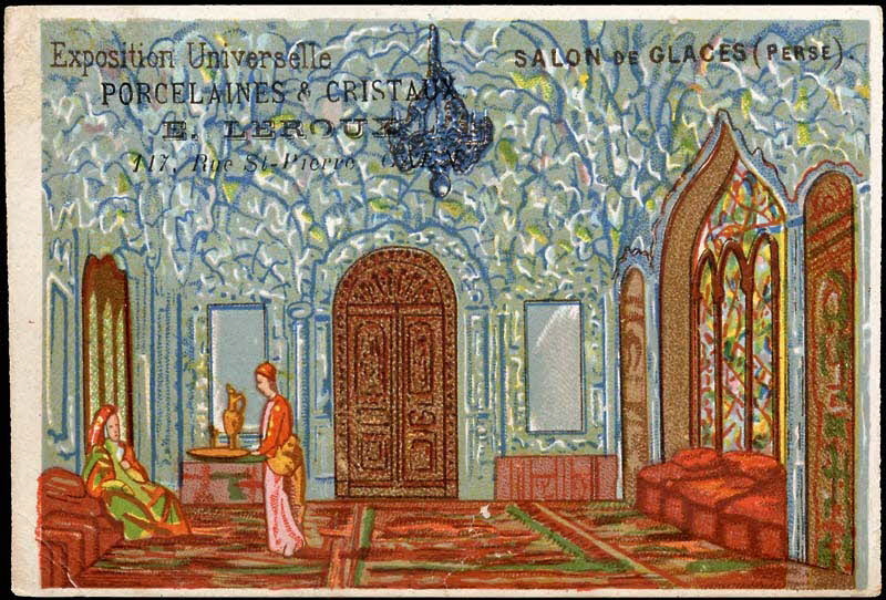 Leroy carte réclame chromo Paris 1889 1995.1.2003.11 Photo