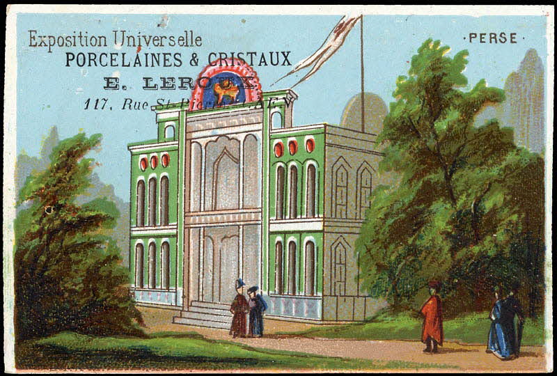 Leroy carte réclame chromo Paris 1889 1995.1.2003.9 Photo