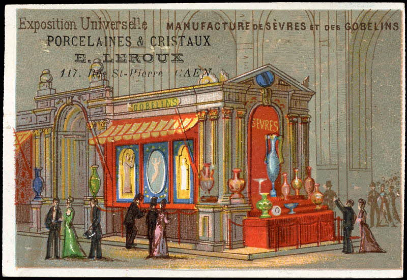 Leroy carte réclame chromo Paris 1889 1995.1.2003.7 Photo