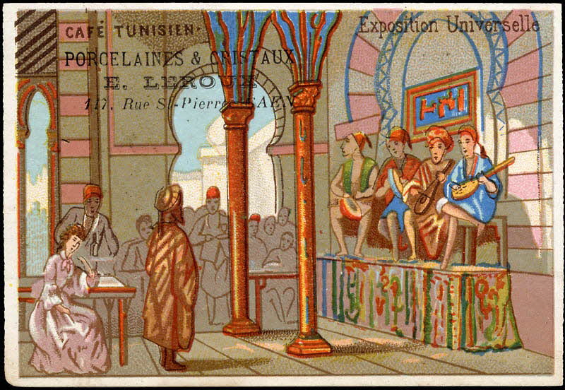 Leroy carte réclame chromo Paris 1889 1995.1.2003.2 Photo