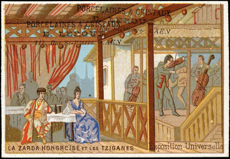 Leroy carte réclame chromo Paris 1889 1995.1.2003.17 Photo