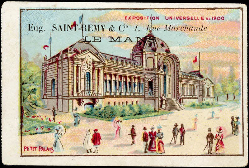 H. Landsberg carte réclame chromo Halluin 1890-1900 1995.1.4758.3 Photo