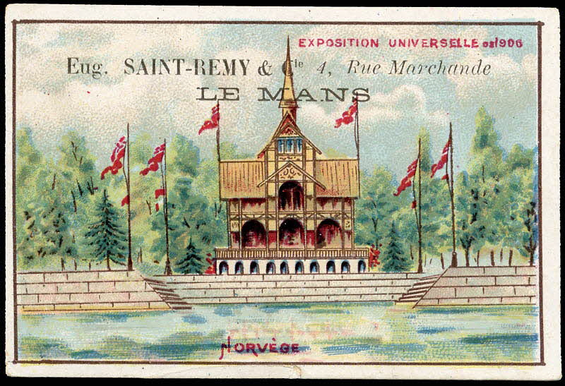 H. Landsberg carte réclame chromo Halluin 1890-1900 1995.1.4758.2 Photo