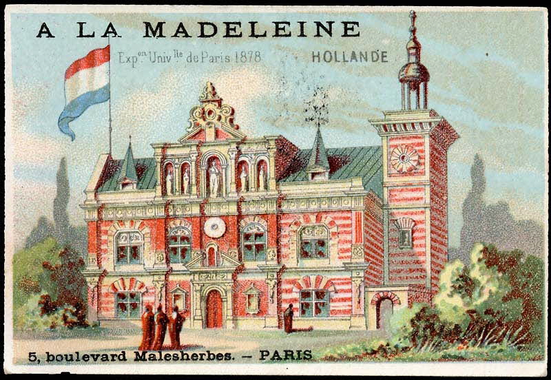 Imprimerie H. Laas carte réclame chromo Paris 1878-1905 1995.1.994.25  Photo