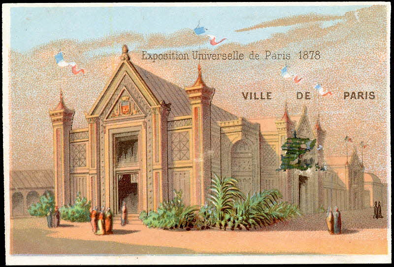 Imprimerie H. Laas carte réclame chromo Paris 1878-1905 1995.1.994.45 Photo