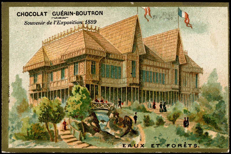 Imprimerie H. Laas carte réclame chromo Paris 1889-1905 1995.1.995.3 Photo