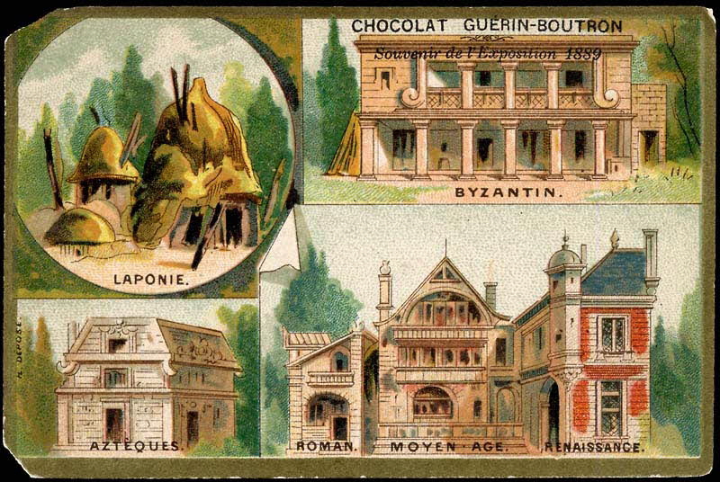 Imprimerie H. Laas carte réclame chromo Paris 1889-1905 1995.1.995.12 Photo