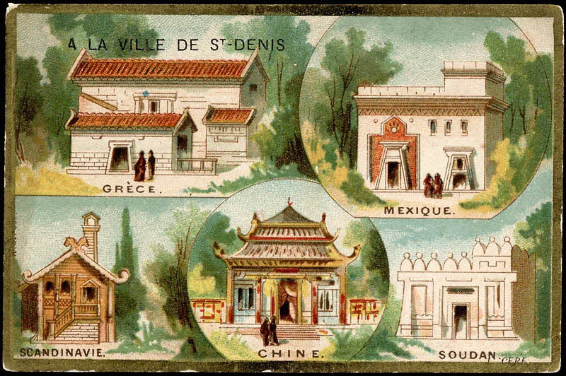 Imprimerie H. Laas carte réclame chromo Paris 1889-1905 1995.1.995.11 Photo