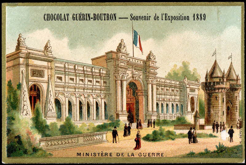 Imprimerie H. Laas carte réclame chromo Paris 1889-1905 1995.1.995.13 Photo